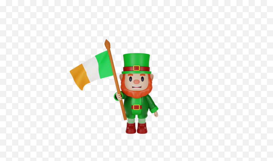 Premium St Patricks Day Hat 3d Illustration Download In Png Emoji,Baby Patrick Discord Emoji