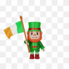 Premium St Patricks Day Hat 3d Illustration Download In Png Emoji,Baby Patrick Discord Emoji