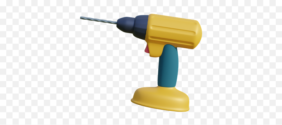 Premium Hand Drill 3d Illustration Download In Png Obj Or Emoji,Drill Emoji