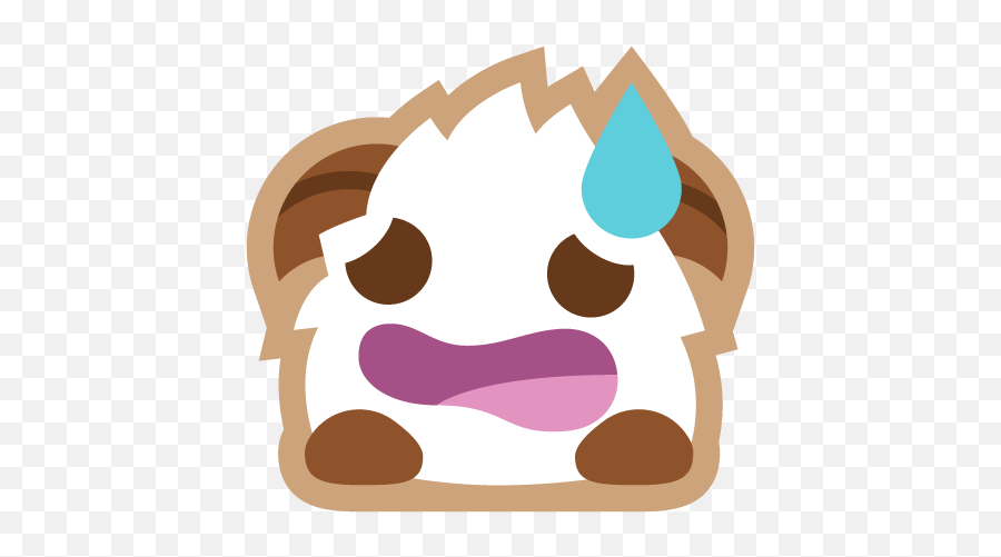Poro Sticker Sweat - League Of Legends Discord Emoji Cute League Of Legends,Discord Emoji Transparent