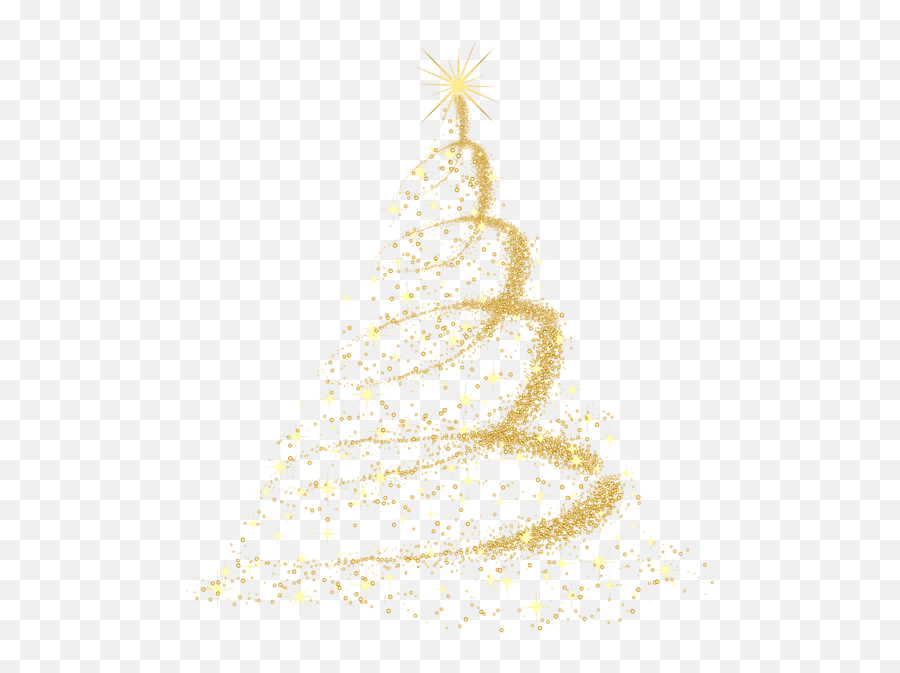 Gold Christmas Tree Png Clip Art - Transparent Background Christmas Designs Png Emoji,Chrismas Tree Emoji