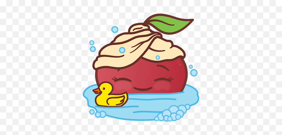 Kersie The Wonder Cherry - Rubber Duck Emoji,Cookie Emoji Pillow