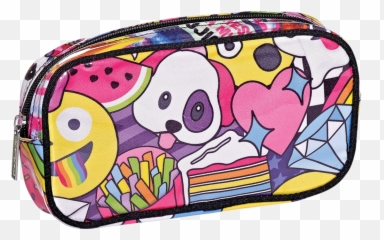 Emoji Party Cosmetic Bag - For Teen,Grocery Bag Emoji