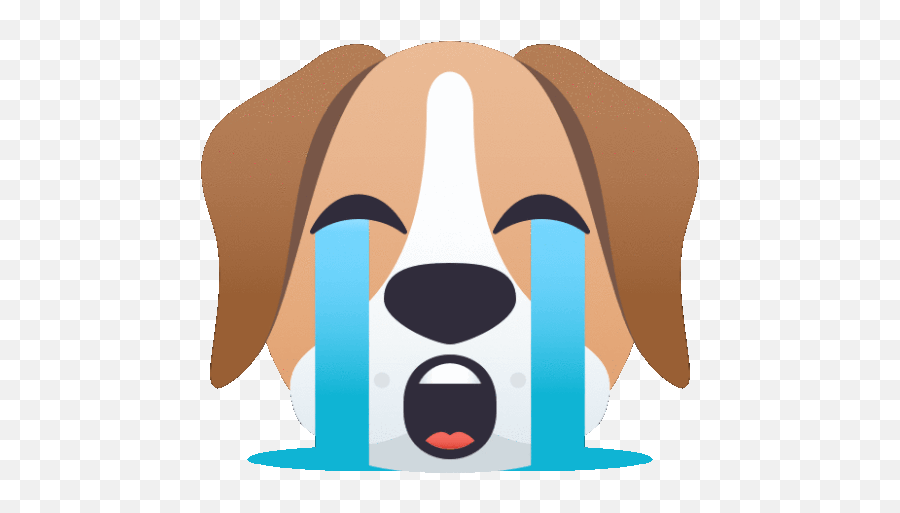 Boo Hoo Dog Gif - Boohoo Dog Joypixels Discover U0026 Share Gifs Joypixels Dog Emoji,Crying Dog Emoji