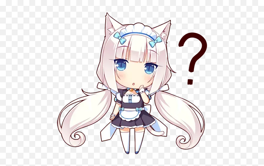 Nekopara Whatsapp Stickers - Nekopara Hoodie Emoji,Nekopara Emoticons