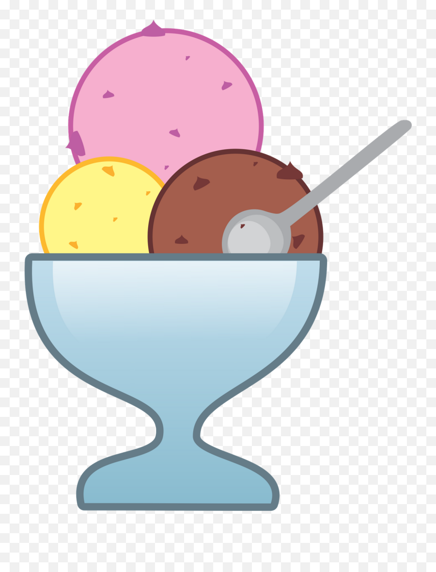 Ice Cream Sundae Clipart - Ice Cream In Cup Clipart Emoji,Emoji Ice Cream Sundae