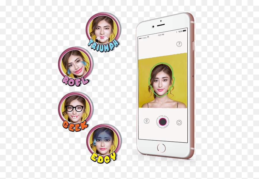 Moodmoji Orbo - Smartphone Emoji,Makeup Emojis