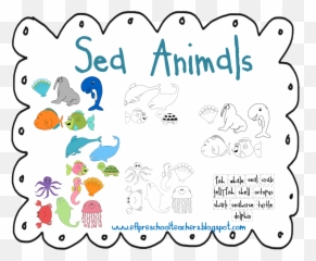 Sea Animals - Word Recognition Activity Sea Animals Emoji,Esl Emotions Games
