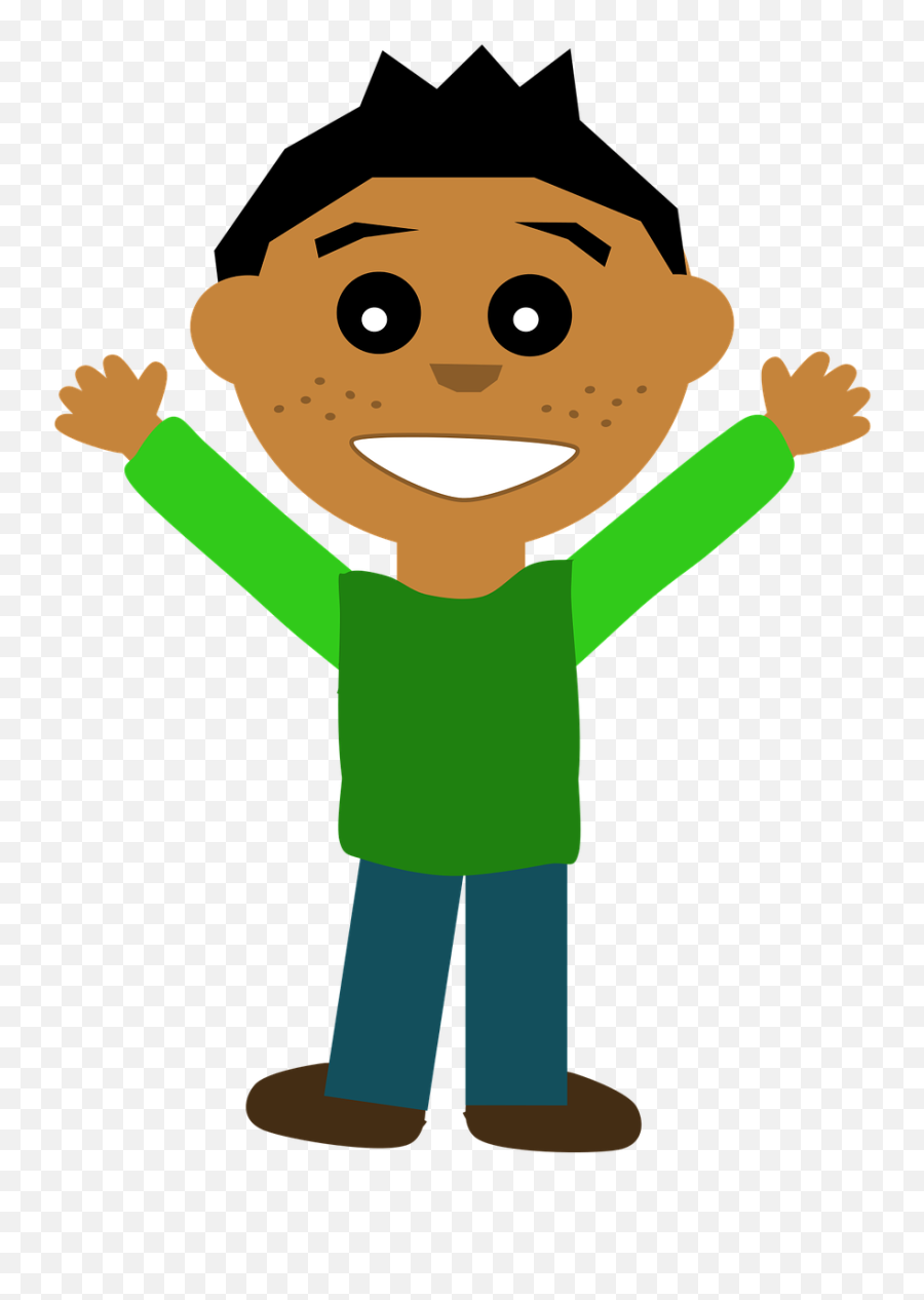 Free Boy Hand Cliparts Download Free Clip Art Free Clip - Happy Person Clipart Emoji,Raise Your Hand Emoji