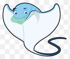 Masked Mascots - Big Emoji,Stingray Emoji