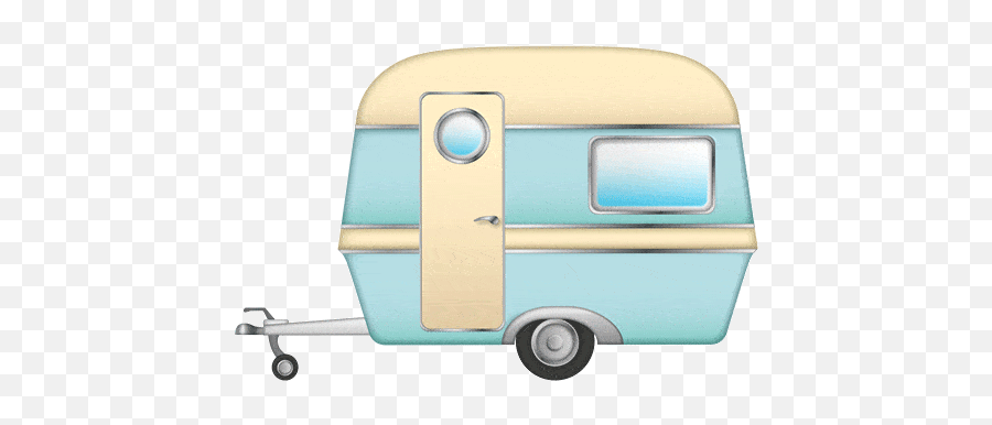 Caravan Gif - Camper Emoji,Nascar Emoji Garage