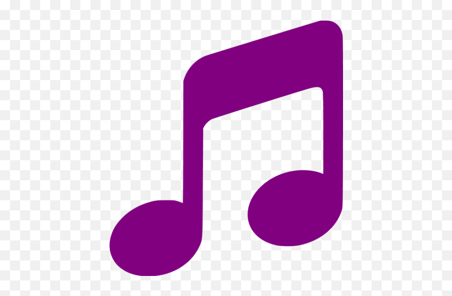 Purple Music 2 Icon - Free Purple Music Icons Transparent Purple Music Icon Emoji,Music Symbols Emoticon