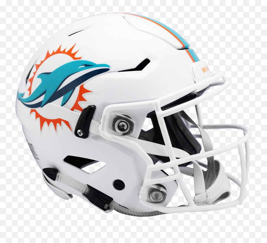 Miami Dolphins Helmet Transparent - Miami Dolphins Speedflex Helmet Emoji,Nfl Helmet Emojis