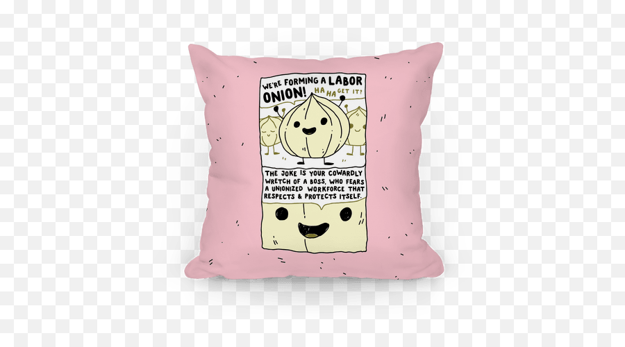 Labor Onion Pillows Lookhuman - Happy Emoji,Onion Emoticon