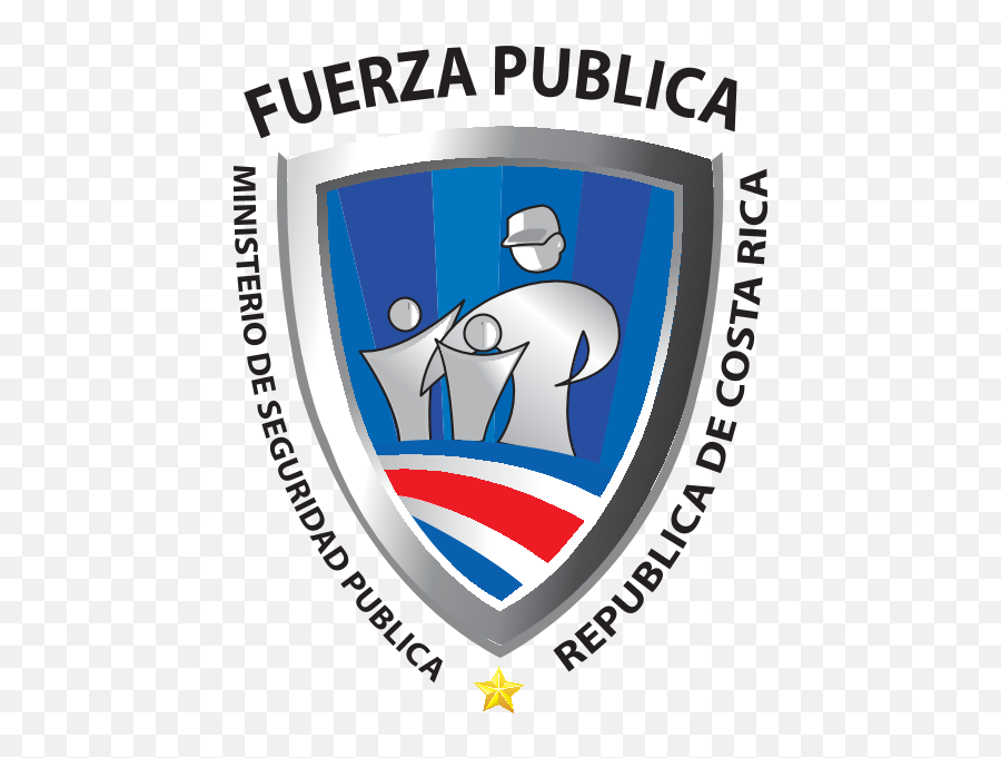 Costa Rica Map Outline Logo Download - Logo Icon Png Svg Escudo De Fuerza Publica De Costa Rica Emoji,Animated Costa Rica Flag Emojis