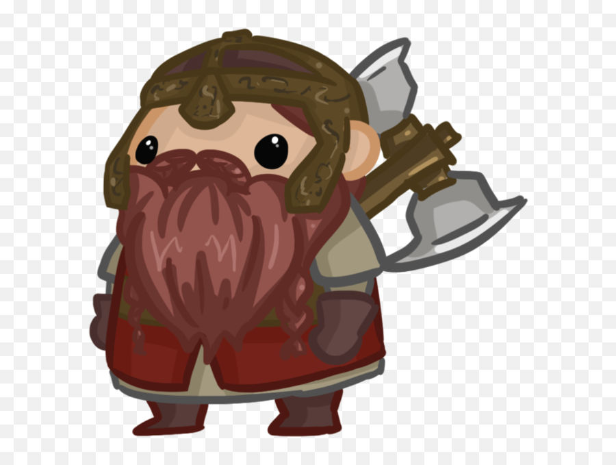 Lotr Scramble - Gimli Chibi Emoji,Lord Of The Rings Emoji