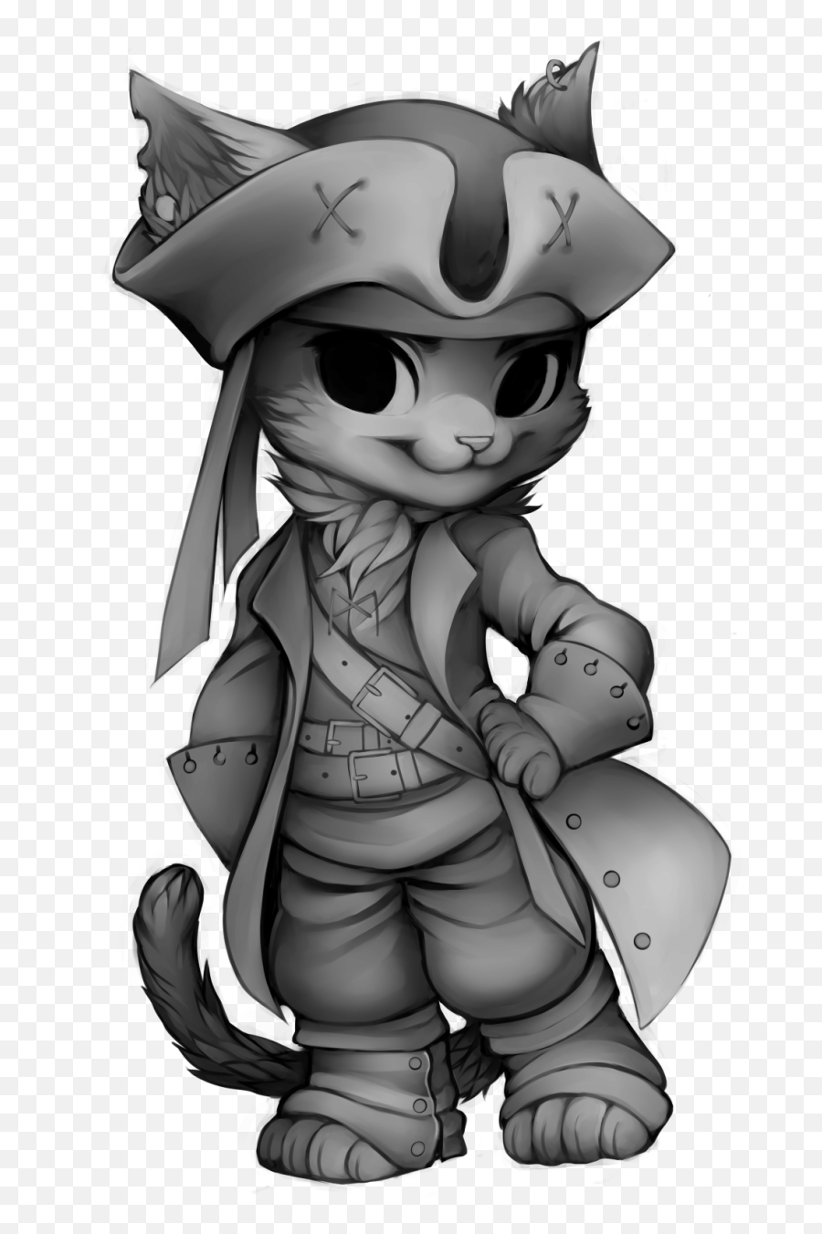 Pirate Drawing Base - Furvilla Pirate Cat Emoji,Furvilla Emoticon