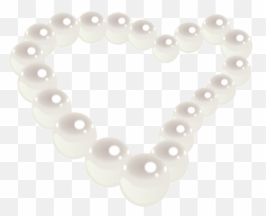 Pearl Necklace Heart Jewel - Transparent Pearl Necklace Clipart Png Emoji,Emotion Pearls