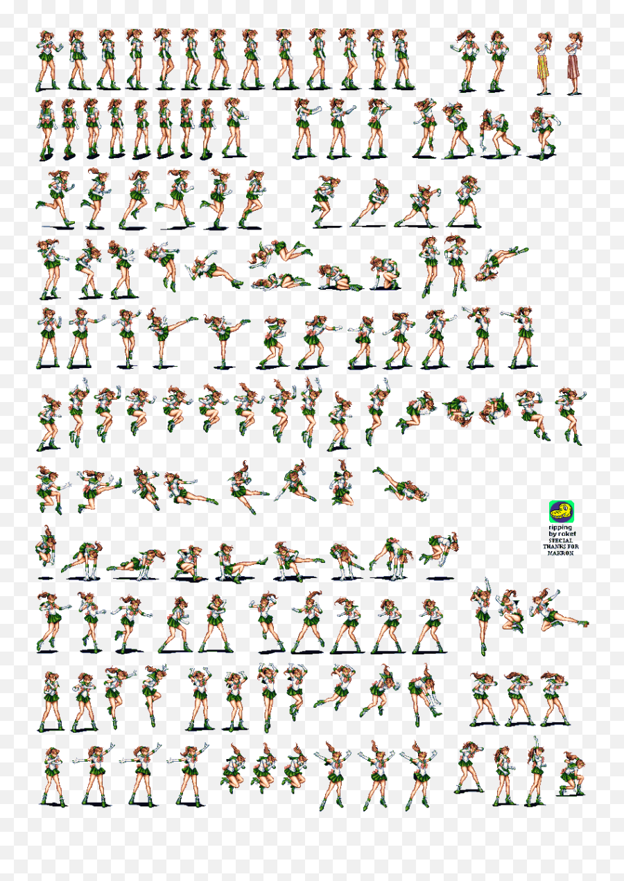 Sailormoonlife Sailormoonlife Twitter - Sailor Moon Sprite Sheet Emoji,Roller Skates Of Emojis For Boys