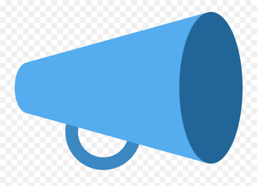 Cheering Megaphone Emoji - Download For Free U2013 Iconduck Blue Megaphone Emoji,Printable Emojis Parts Free Black