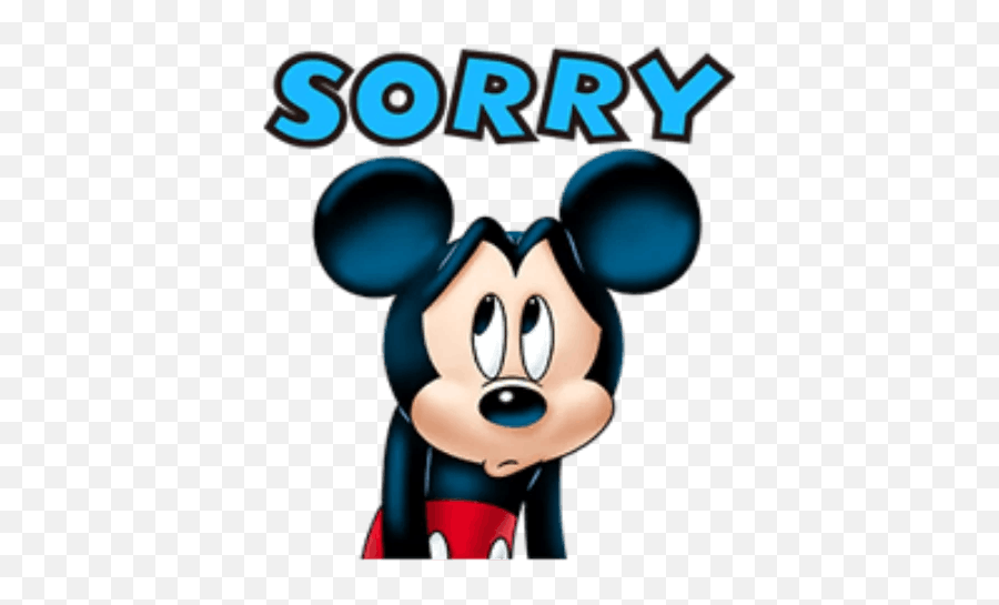 Sorry Telegram Stickers Sticker Search - Mickey Sorry Emoji,Im Sorry Emoji