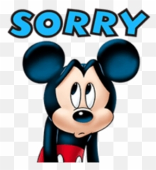Sorry Telegram Stickers Sticker Search - Mickey Sorry Emoji,Im Sorry Emoji