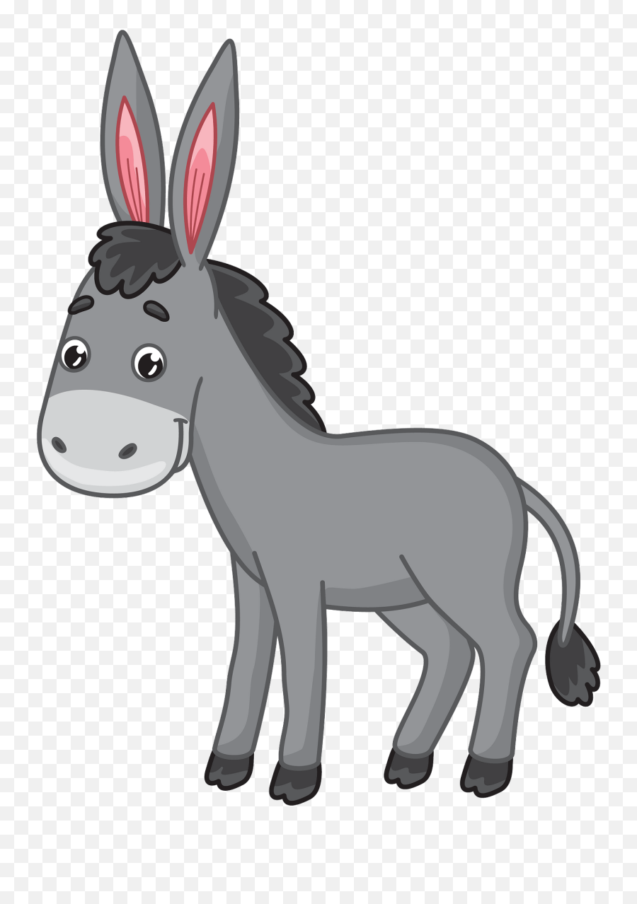 Donkey Clipart - Clipart Image Of Donkey Emoji,Mule Emoji
