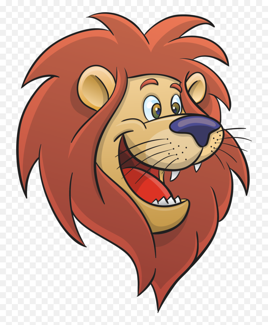 Clip Art - Clip Art Library Lion Face Drawing Cartoon Emoji,Lion Face Emoji