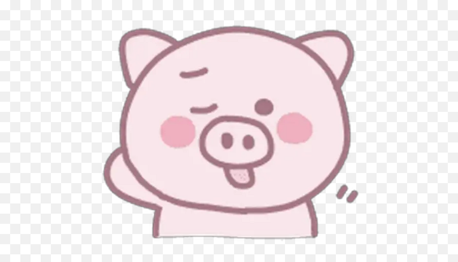 Sticker Maker - Emojis De Cerdito,Cute Pig Emoticon