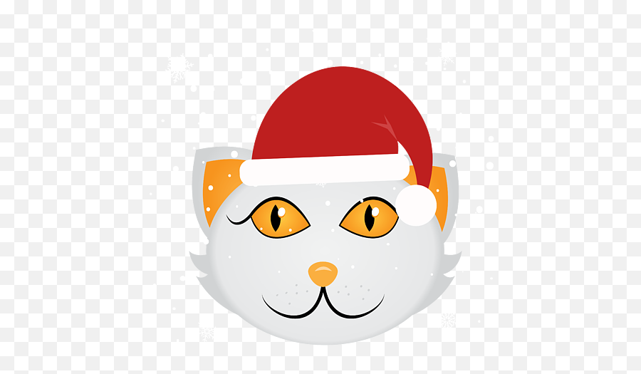 Christmas Cat In Santa Hat Iphone 12 Case For Sale By Kanig Emoji,Santa Hat Emoji For Facebook
