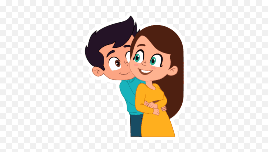 Sweet Hug Sticker - Sweet Hug Couple Discover U0026 Share Gifs Emoji,Hug Emoji