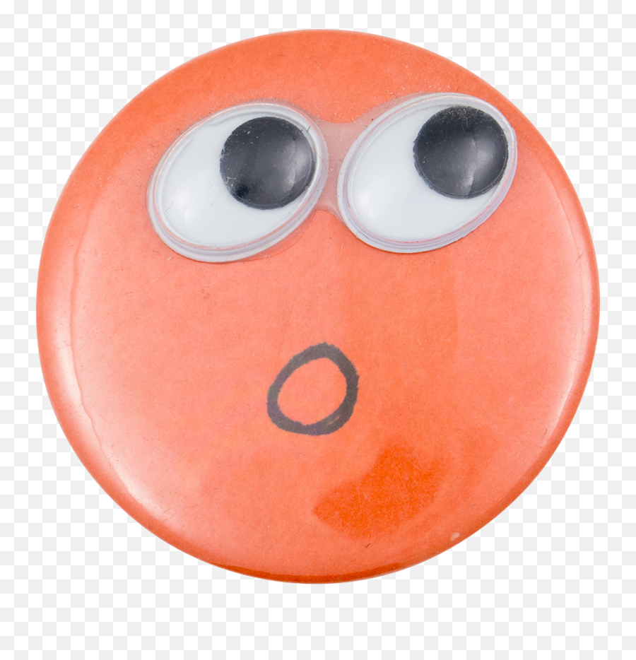 Googley Eyes Face Busy Beaver Button Museum - Happy Emoji,Eyeballs Emoji