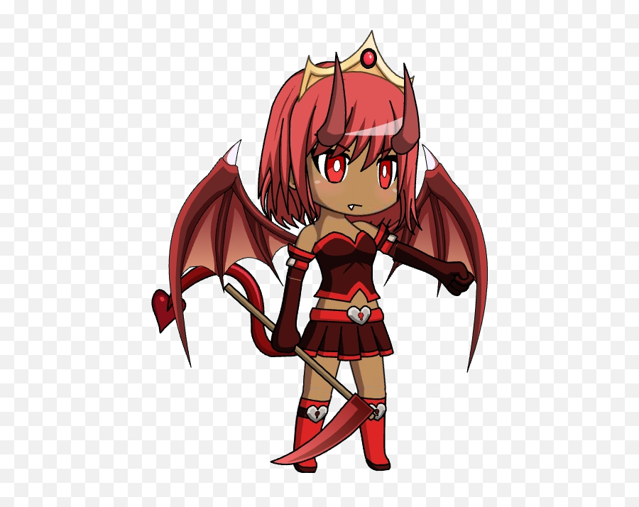 Devil Girl Gacha Studio - Album On Imgur Supernatural Creature Emoji,Devil Emoji Copy Paste