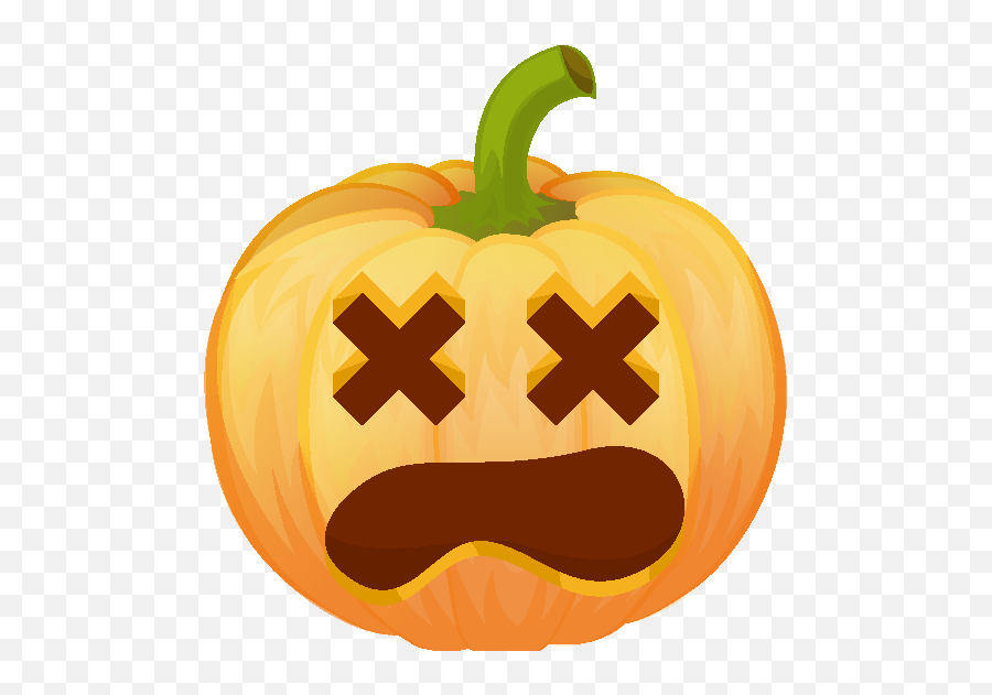 Pumpkin Emoji Keyboard Messages Sticker - Halloween Emoji Pumpkin Gif Transparent,Emoji Pumpkin Carving