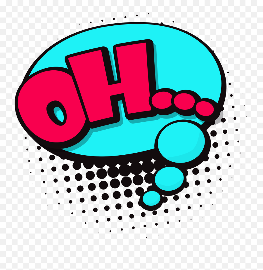 Oh Speech Bubble Png - Comic Bubble Ok Png Clipart Full Oh Speech Bubble Emoji,Chat Bubble Emoji