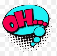 Oh Speech Bubble Png - Comic Bubble Ok Png Clipart Full Oh Speech Bubble Emoji,Chat Bubble Emoji