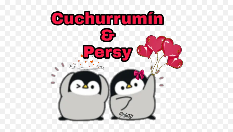 Pingüinitos De Amor Stickers Para Whatsapp - Balloon Emoji,Kinky Emoji Android