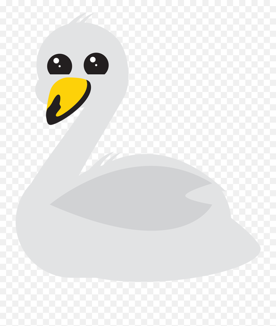 Duck Clipart Swan Duck Swan - Cisne Filhote Desenho Png Emoji,Silly Goose Emoji