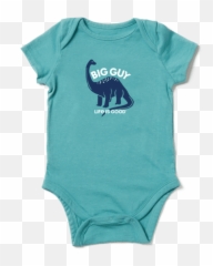 Sale Infant Big Guy Dino Crusher Baby Bodysuit Life Is - Bodysuit Emoji,Big Baby Emoji