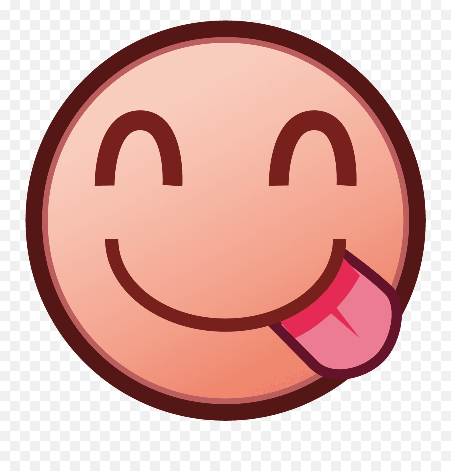 Face Savoring Food Emoji Clipart - Happy,Emoticon Comiendo