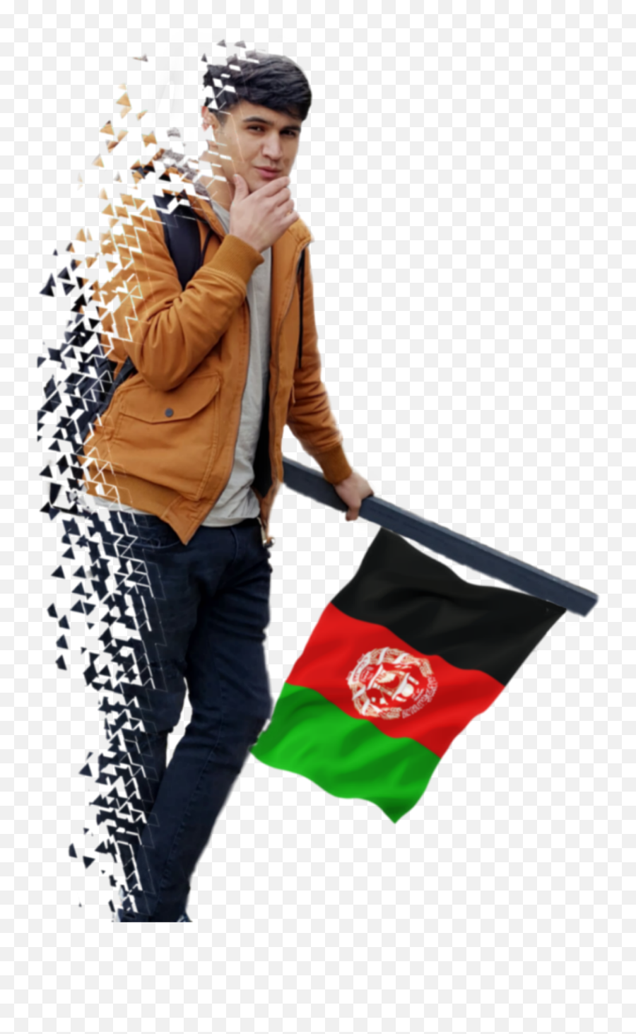 Afghanistan Afghan Sticker - Smart Casual Emoji,Afghan Flag Emoji