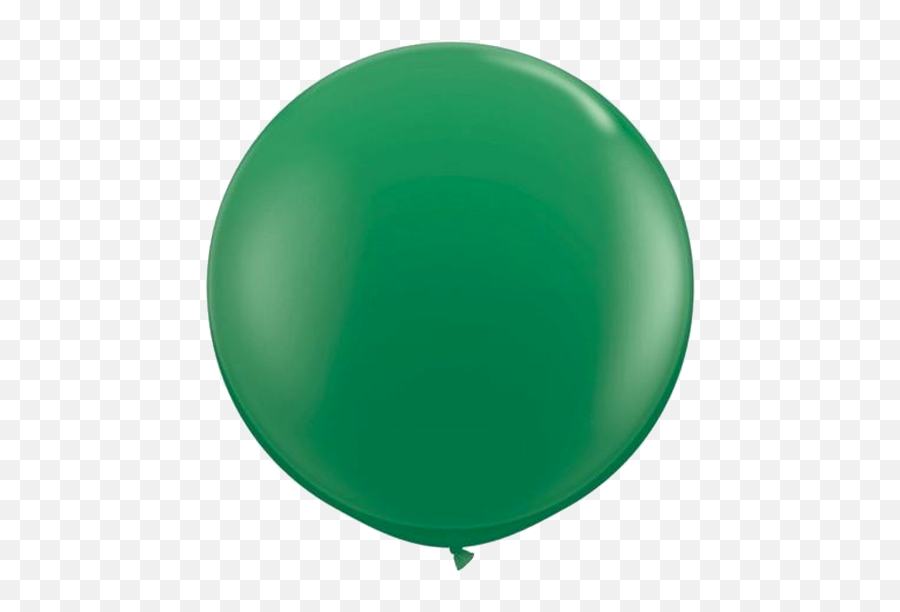 Forrest Green 60cm Balloon - Round Green Balloon Png Emoji,Black Balloon Emoji