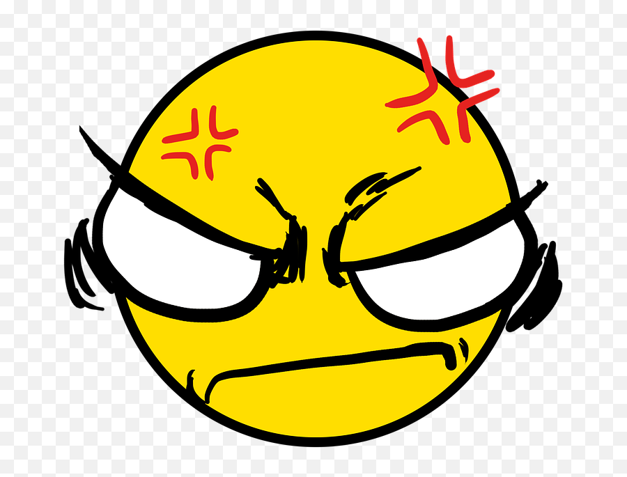 Emoji Angry Smiley - Emoji Enojado,Mad Face Emoji