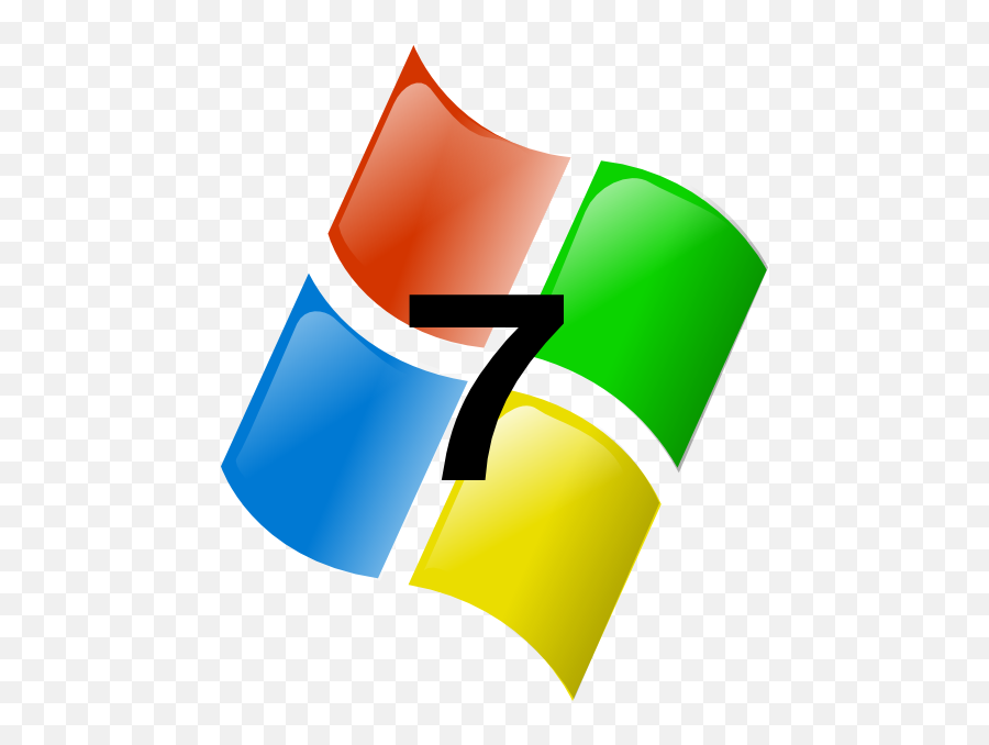 Windows 7 Clip Art - Clip Art Library Windows Vector Emoji,Emoticon Windows 7