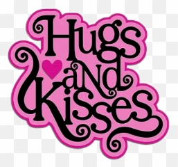 Hugsandkisses Hugs Kisses Hug Sticker By - Wlkanja Hugs And Kisses Words Emoji,Hug And Kiss Emoji