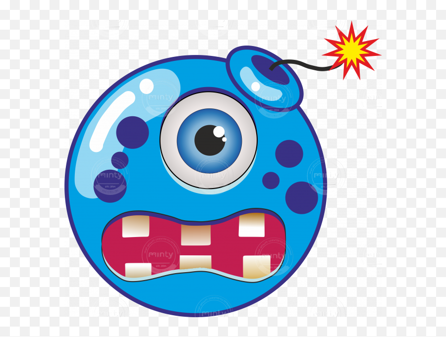 Pin By Irene Hansson On Boom Smiley Character Stencils - Bomb With Eyes Cartoon Transparent Emoji,Humiliated Emoticon