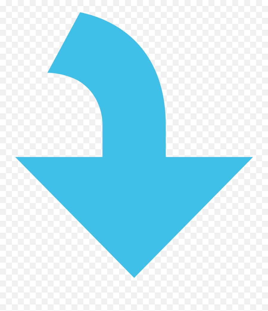 Fileemoji U2935svg - Wikimedia Commons Flecha De Tik Tok Png,Down Emoji