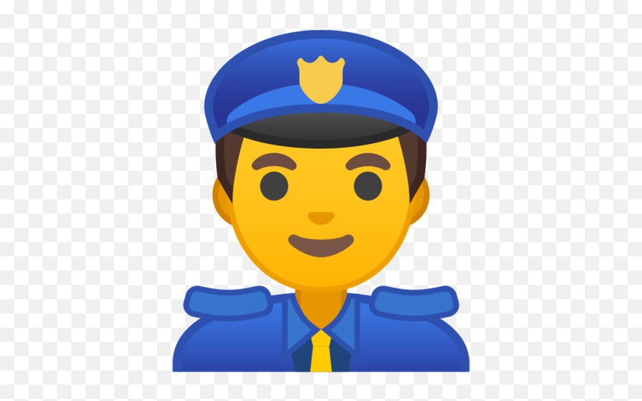 U200d Agente De Policía Hombre Emoji - Emoji Policia,Caritas De Emojis Caca Almohadas