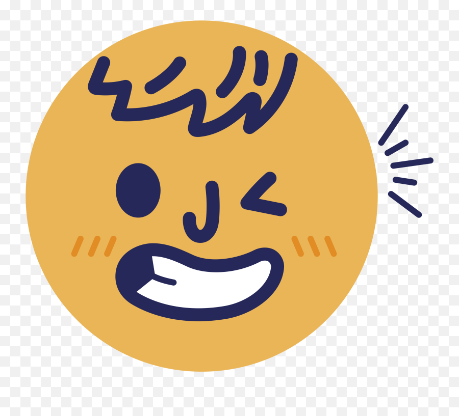 Emoji Making A Wink Wallpaper Sticker - Sticker,Upload Winking Emoticon On Facebook