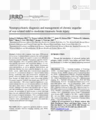 Pdf Neuropsychiatric Diagnosis And Management Of Chronic - Document Emoji,Biopsychology Brain Scan Shows Emotion